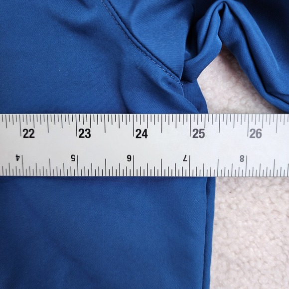 Nike Golf Short Sleeve 1/4 Zip Pullover Men's XL Blue Athletic Performance - Picture 6 of 9